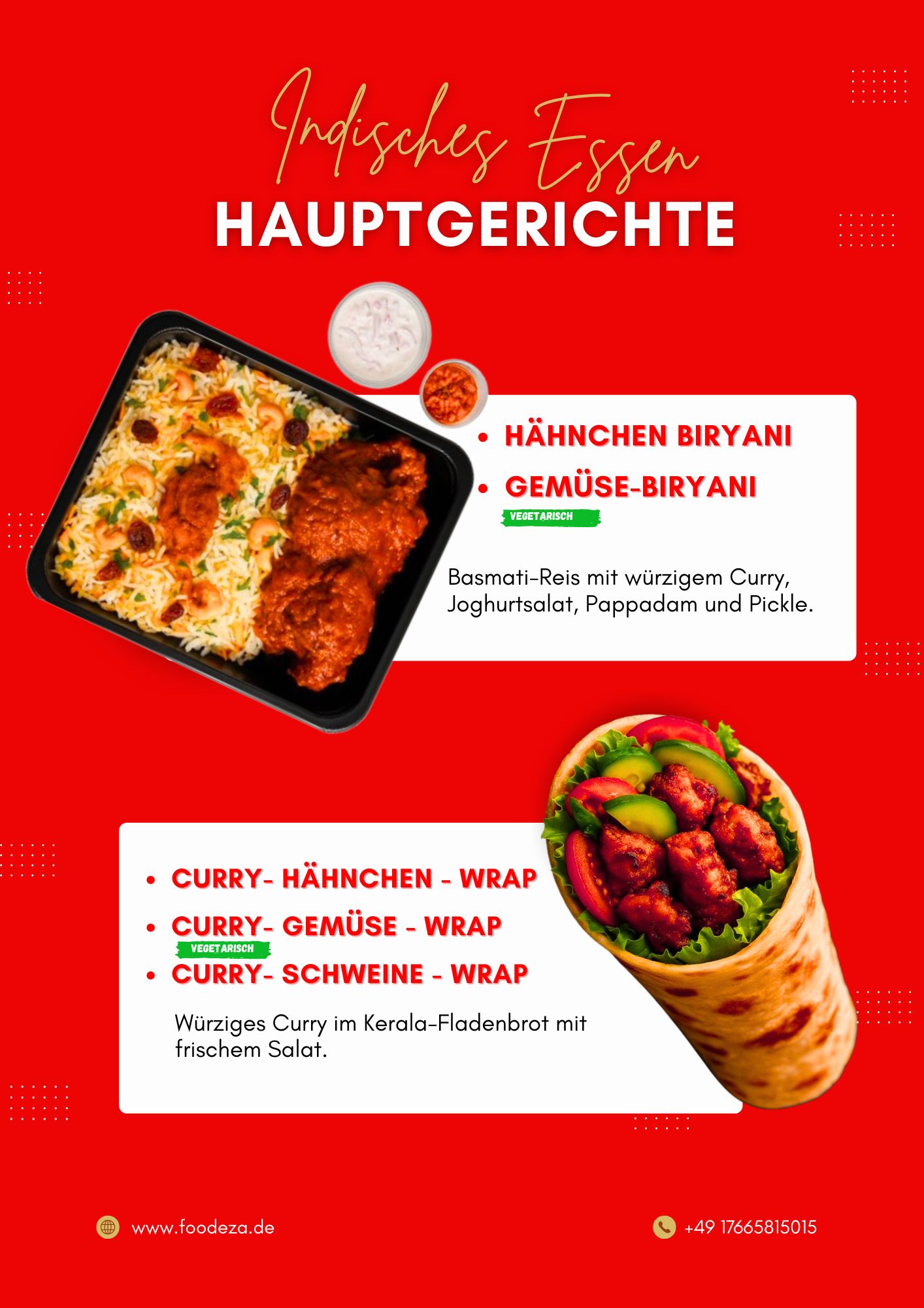 Featured Kerala dish from Foodeza