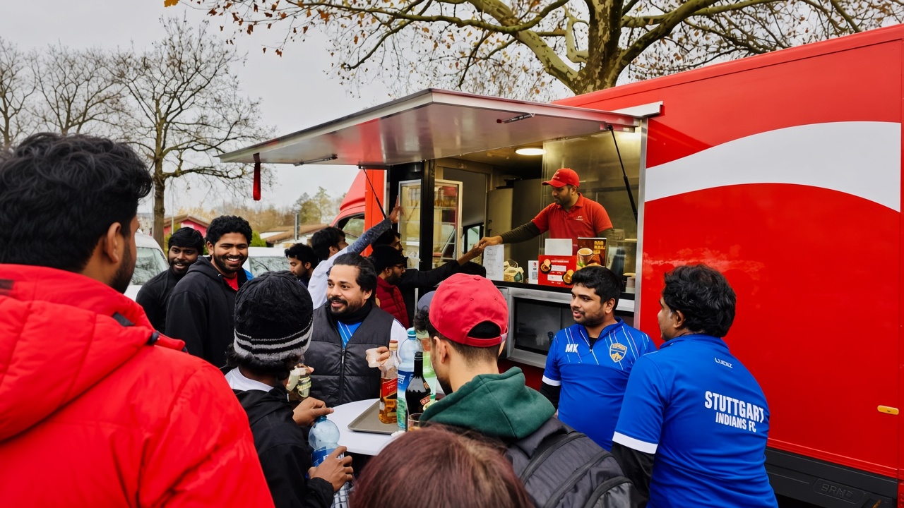 Foodeza Event — Foodtruck mit Gästen