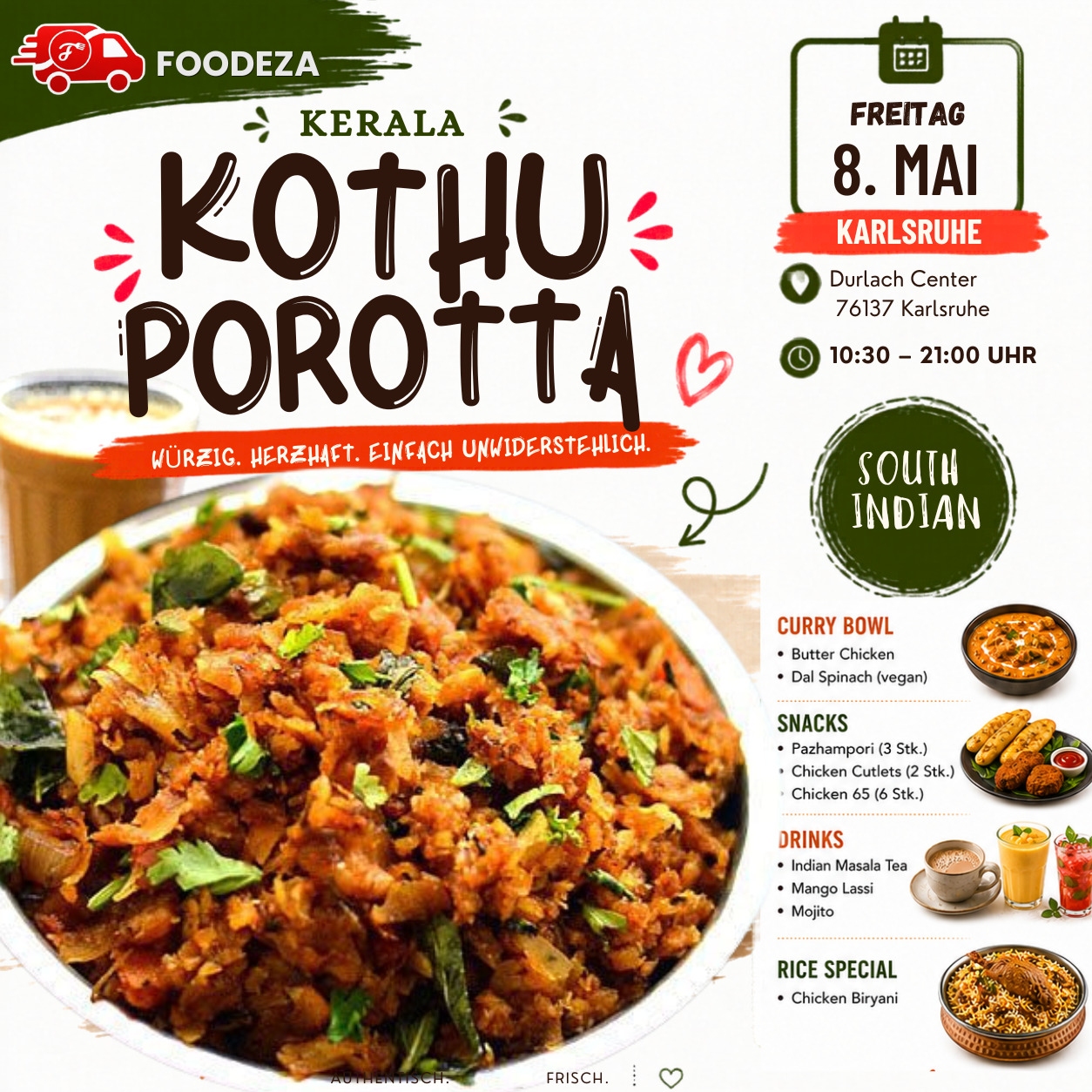 Foodeza at Karlsruhe market