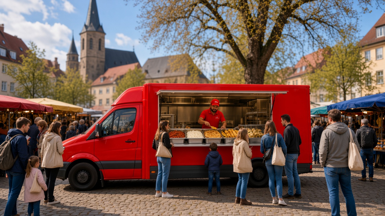 Foodeza Foodtruck auf dem Markt